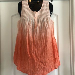 Torrid peach ombré shirt